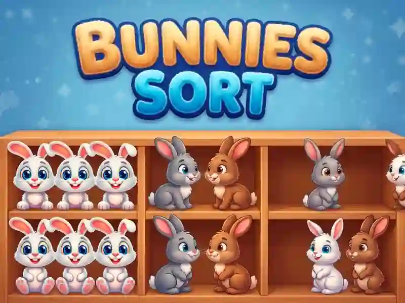 Žaidimas Bunnies Sort internete
