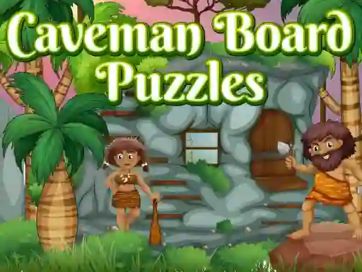 Žaidimas Caveman Board Puzzles internete
