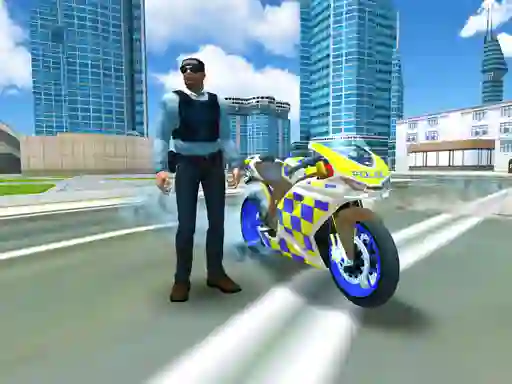 Žaidimas Police Motorbike Traffic Rider internete