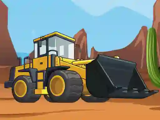 Žaidimas Bulldozer Jigsaw internete
