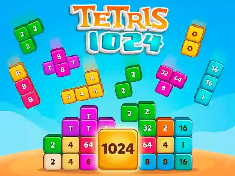 Žaidimas Tetris 1024 internete