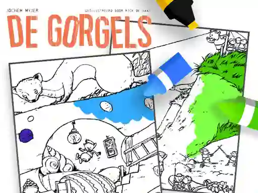 Žaidimas Coloring Gorgels internete
