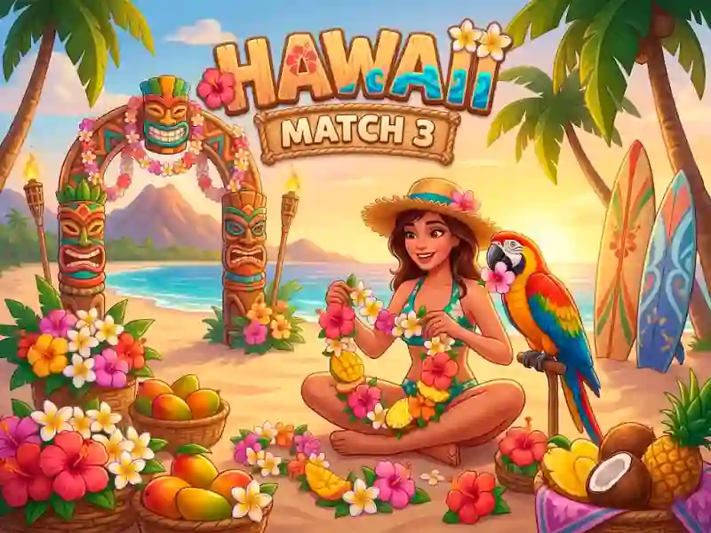 Žaidimas Hawaii Match 3 internete