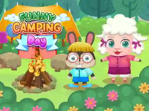Žaidimas Funny Camping Day internete
