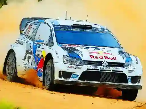 Žaidimas Rally Car Driving Jigsaw internete