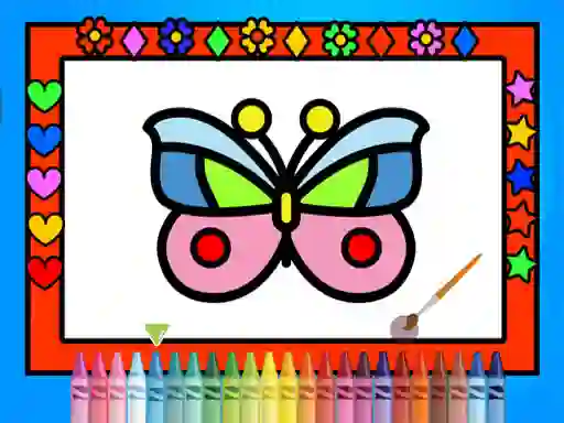Žaidimas Color and Decorate Butterflies internete