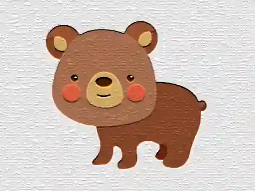 Žaidimas Cartoon Bear Puzzle internete