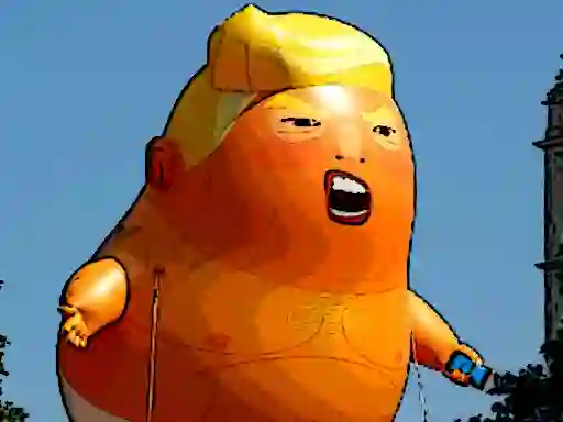 Žaidimas Trump Flying Adventure internete