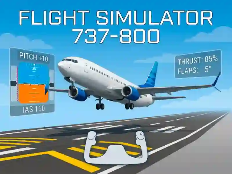 Žaidimas Flight Simulator 737-800 internete