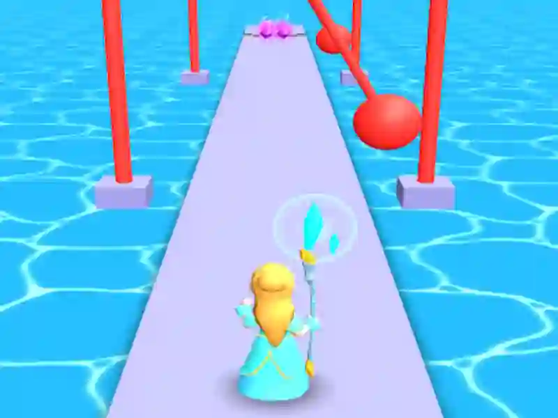 Žaidimas Frozen Race 3D internete