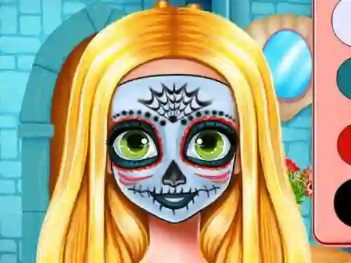 Žaidimas Sister's Halloween Face Paint internete