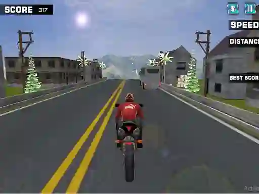 Žaidimas Highway Rider Motorcycle Racer internete