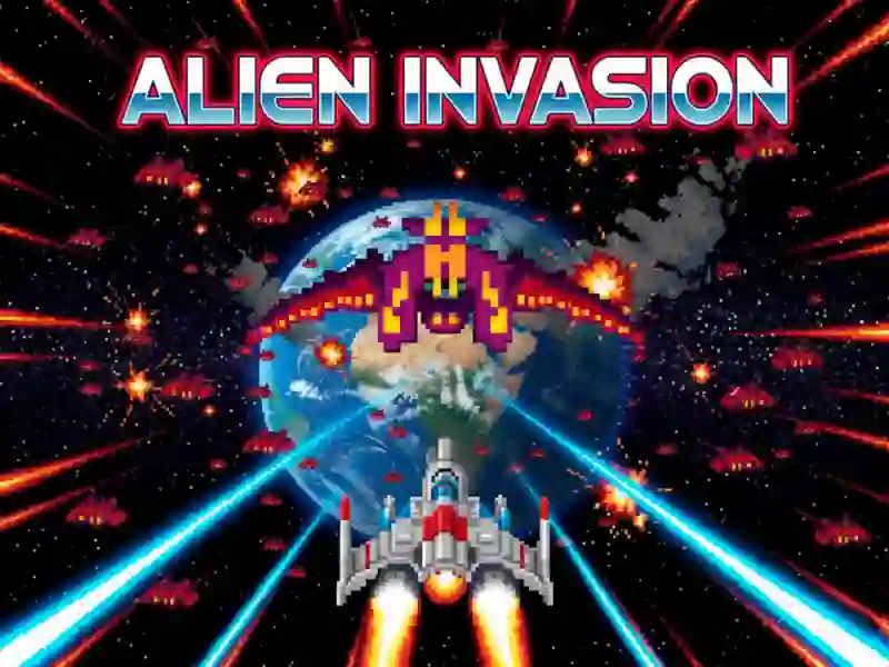 Žaidimas Alien Invasion internete