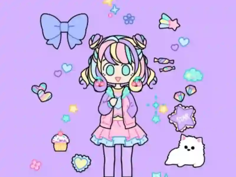 Žaidimas Pastel Girl Dress Up internete
