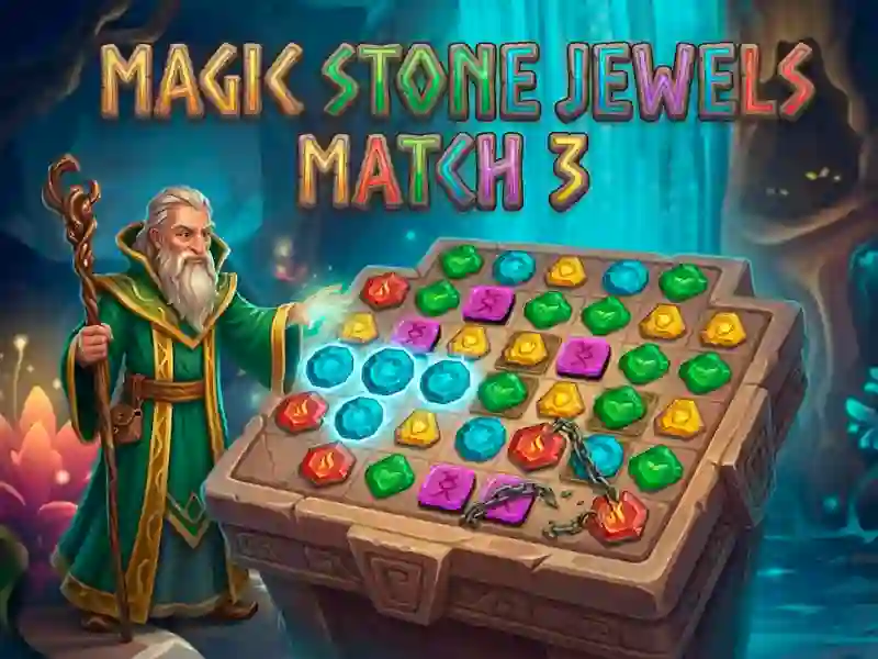 Žaidimas Magic Stone Jewels Match 3 internete