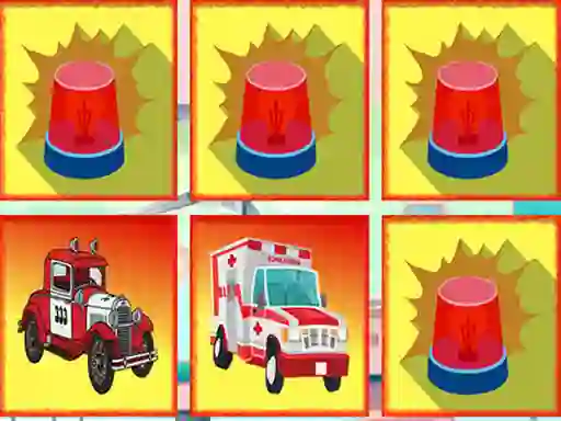 Žaidimas Emergency Trucks Memory internete