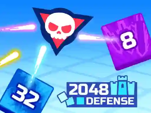 Žaidimas 2048 Defense internete