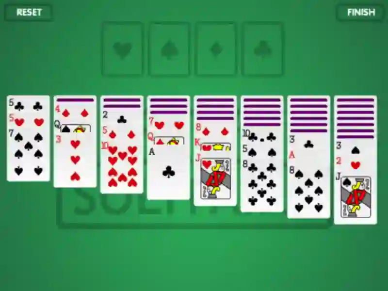 Žaidimas Solitaire internete