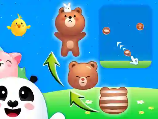 Žaidimas Animal Merge: Bubble Shooter internete