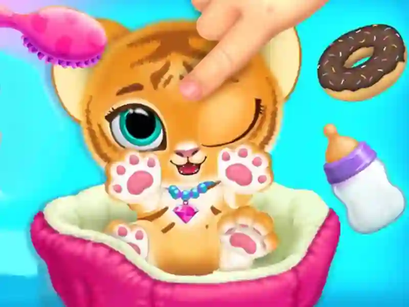 Žaidimas Baby Tiger Care internete