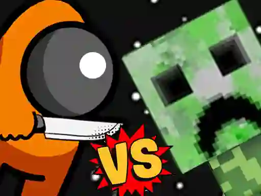 Žaidimas Among vs Creeper Fight internete