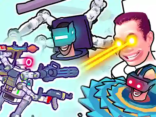 Žaidimas Agent Walker vs Skibidi Toilets internete