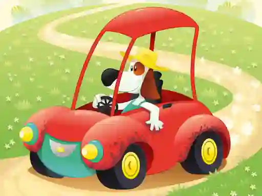 Žaidimas Funny Animal Ride Difference internete