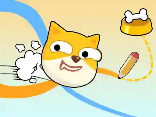 Žaidimas Doge Rush Draw Home Puzzle internete