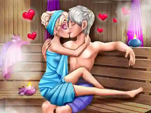 Žaidimas Ice Queen Sauna Flirting internete