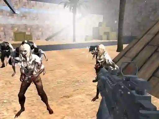 Žaidimas Combat Strike Zombie Survival Multiplayer internete