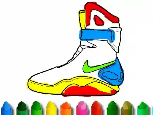 Žaidimas Back To School: Shoe Coloring internete
