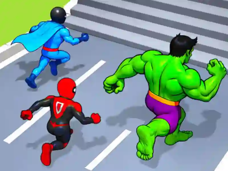 Žaidimas Hero Transform Race internete