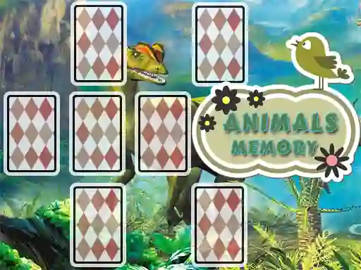 Žaidimas Animals Cards Memory internete
