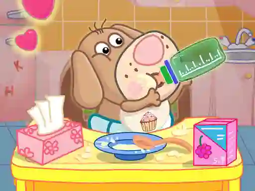 Žaidimas Hippo Baby Care Game internete