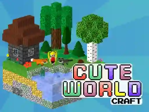 Žaidimas Cute World Craft internete
