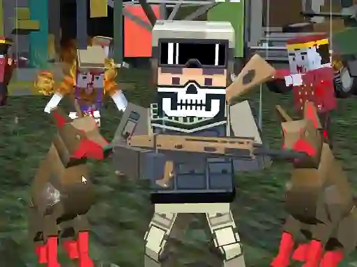 Žaidimas MultiGun Arena 3D Zombie Survival internete
