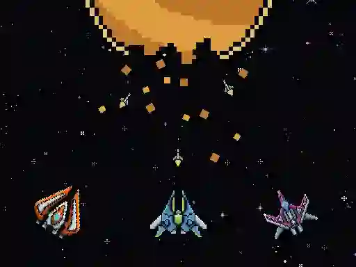 Žaidimas Galactic Pixel Storm internete