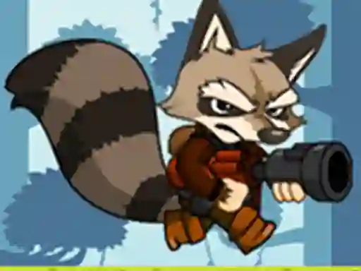 Žaidimas Raccoon adventure game internete