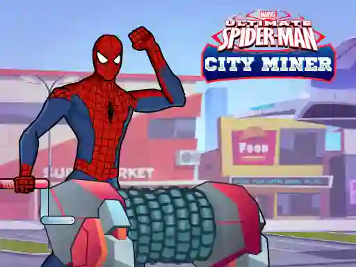 Žaidimas Spiderman Gold Miner internete