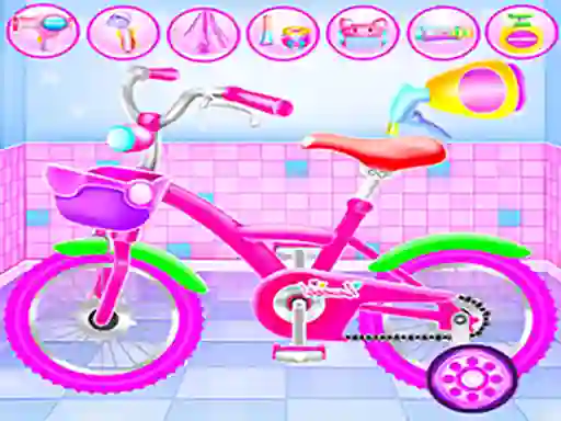 Žaidimas Girl Bike Fix & Washing Salon internete