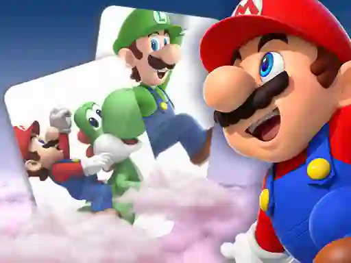 Žaidimas Mario Memory Card Match internete