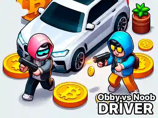 Žaidimas Obby vs Noob Driver internete