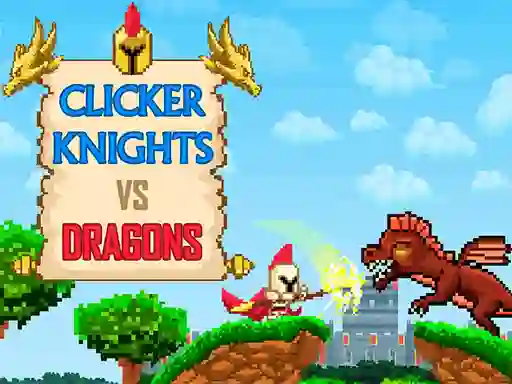 Žaidimas Clicker Knights Vs dragons internete