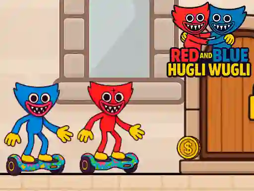 Žaidimas Red and Blue Hugli Wugli internete