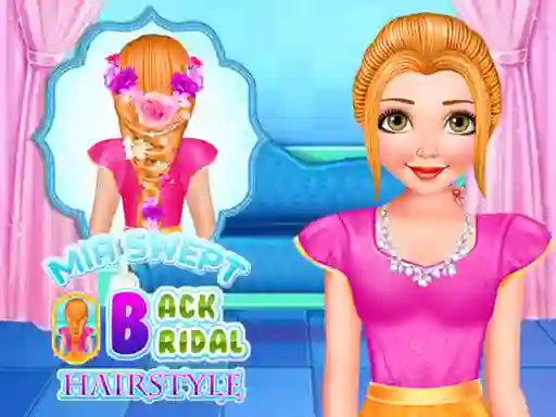 Žaidimas Mia Swept Back Bridal Hairstyle internete
