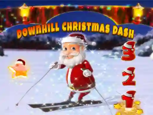 Žaidimas Downhill Christmas Dash internete