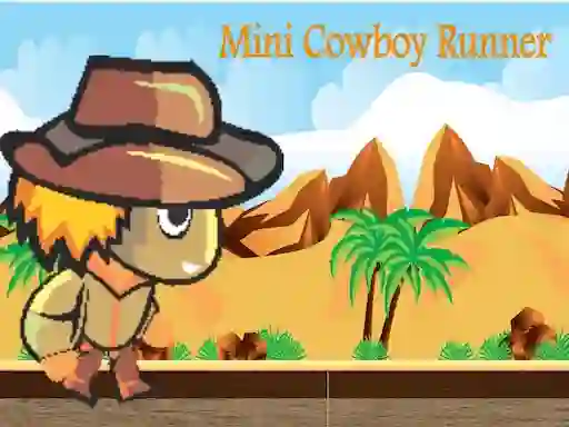 Žaidimas Mini cowboy runner internete