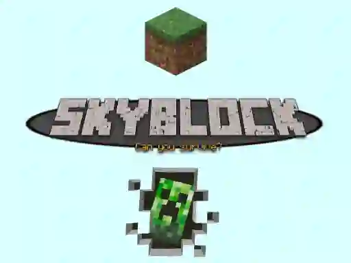 Žaidimas SkyBlock internete