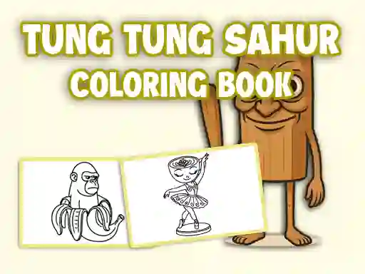 Žaidimas Tung Tung Sahur Coloring Book internete