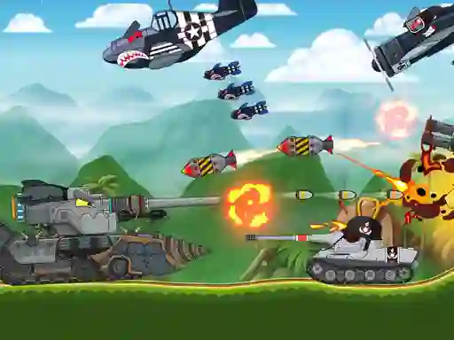 Žaidimas Tank Battle Tank War internete